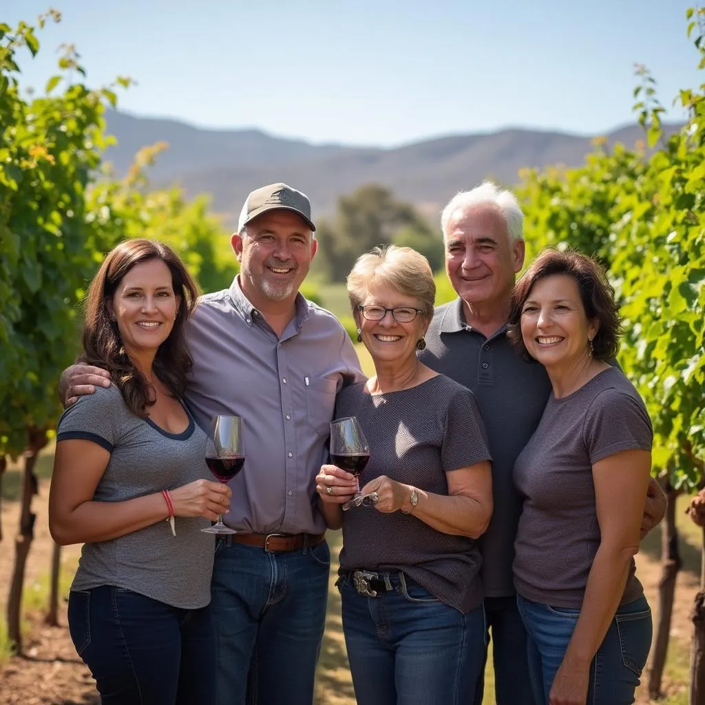 Familia González, productores de vino